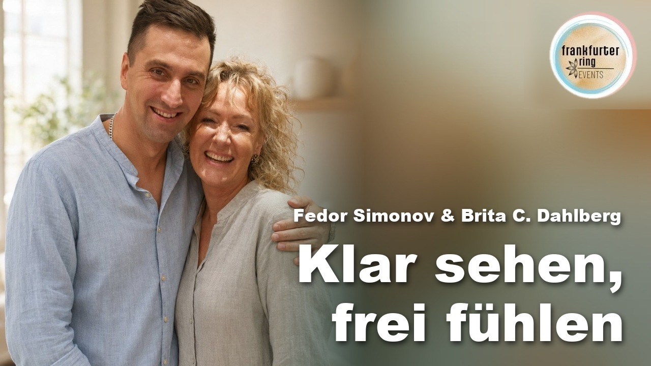 Fedor Simonov und Brita C. Dahlberg, Titelbild der Masterclass „Klar sehen, frei fühlen“